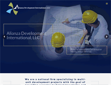 Tablet Screenshot of alianzadevelopment.com